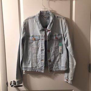Noisy May Omega Denim Jacket - Light Blue